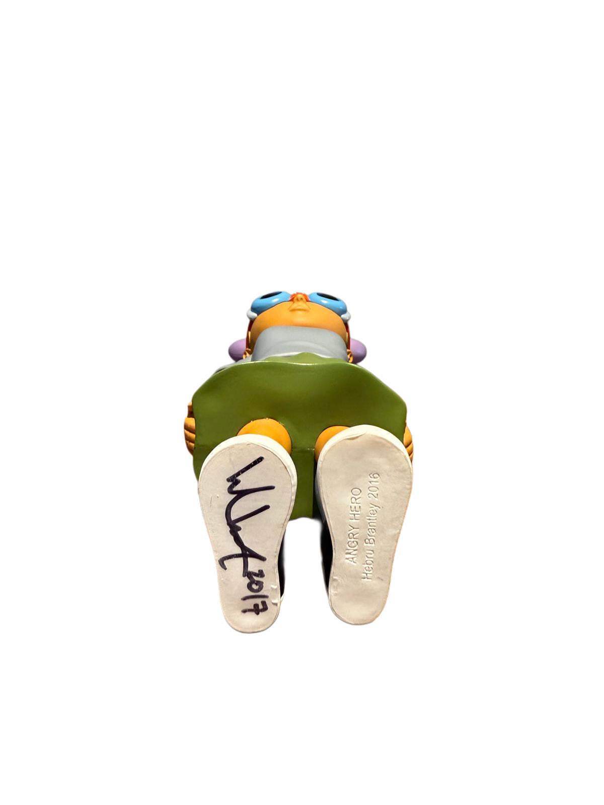 Hebru Brantley Lil Mama / Hand Signed on Bottom of Foot