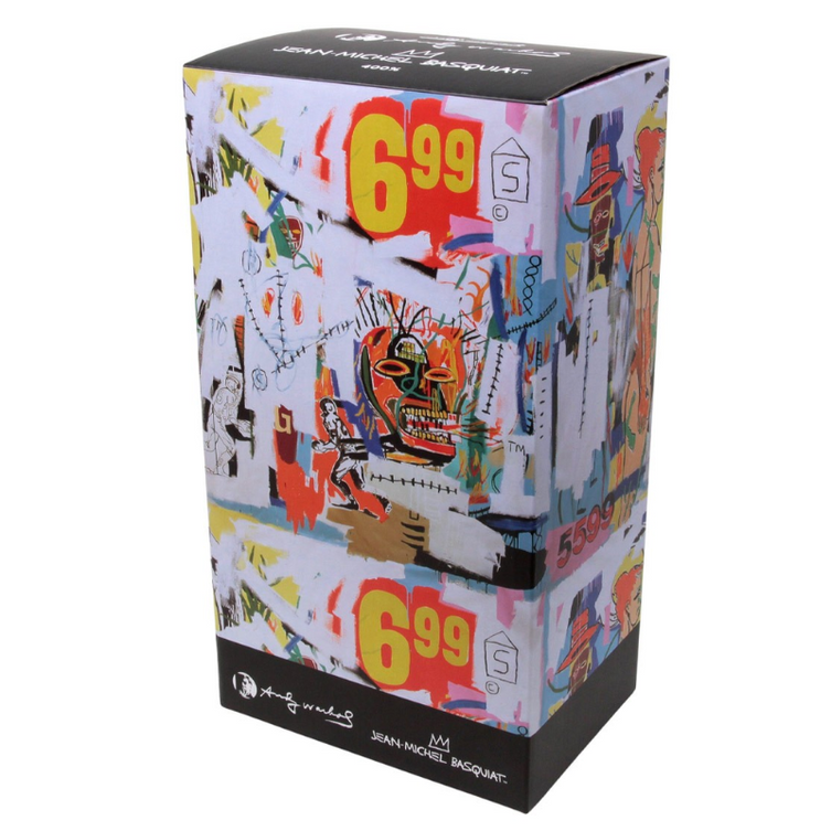 MEDICOM TOY x Andy Warhol x Jean Michel Basquiat BE@RBRICK 400%