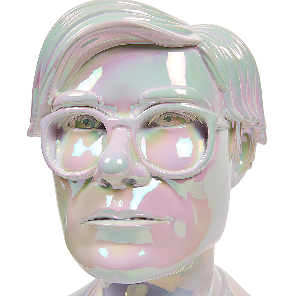 Andy Warhol Bust Vinyl Art Sculpture