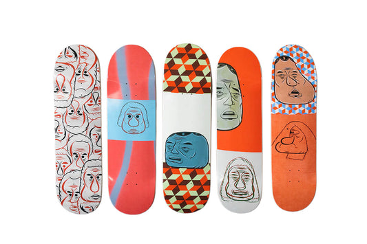 Set of 5 Skateboard Decks 2021- Barry McGee