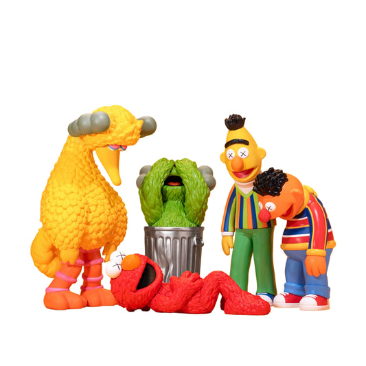 KAWS & Sesame Street ( Set of 5)