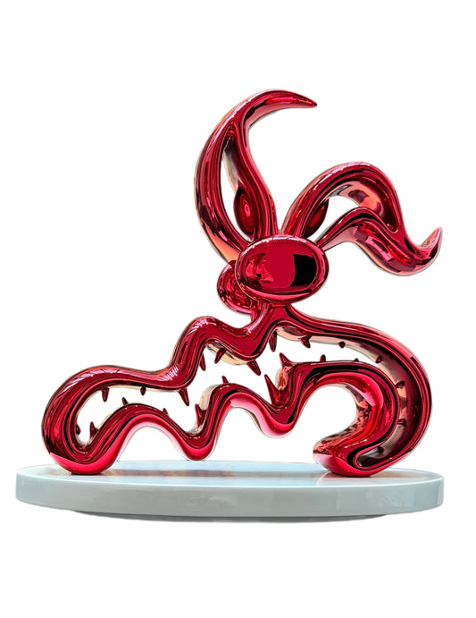 Kenny Scharf Scary Guy Red