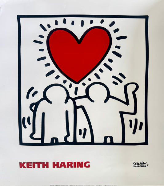 Keith Haring (Be mine) 1987 New York (UNFRAMED)