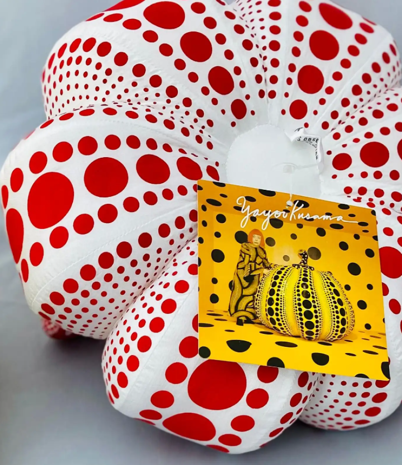 Yayoi Kusama Pumpkin Soft Sculpture