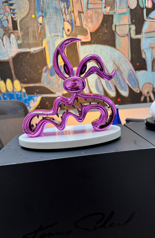 Kenny Scharf Scary Guy Pink