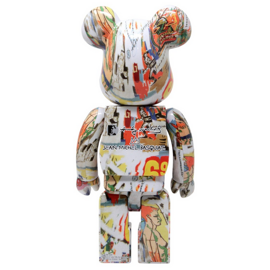 MEDICOM TOY x Andy Warhol x Jean Michel Basquiat BE@RBRICK 400%